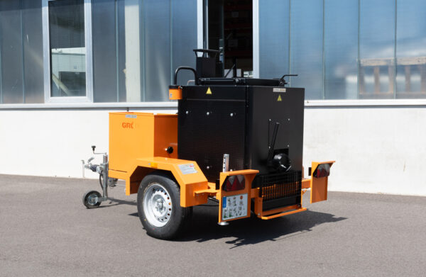 Gussasphaltrecyclingkocher 250 l auf Fahrgestell - Image 2